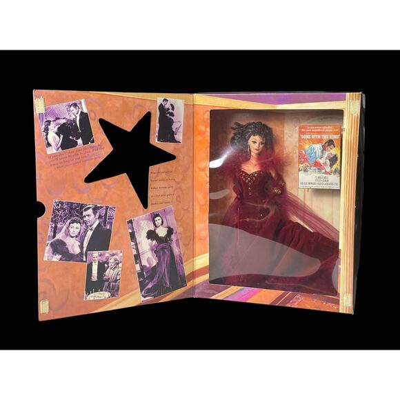 1994 Mattel Barbie as Scarlet O’Hara Hollywood Legends Collection Doll #12015 - Picture 1 of 10